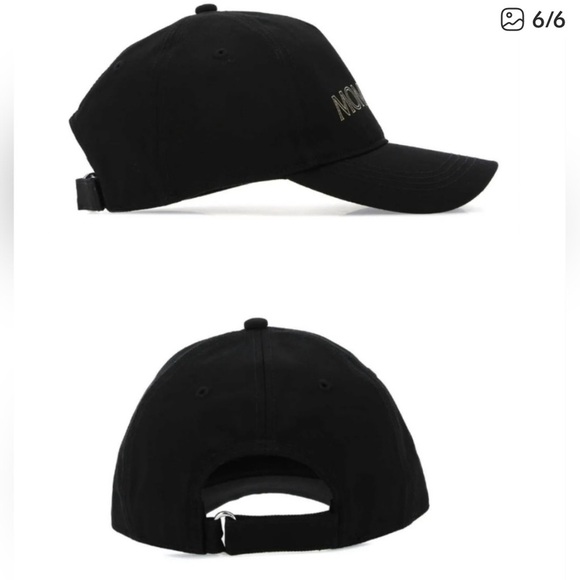Moncler black  Baseball Cap